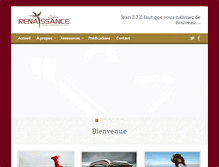 Tablet Screenshot of egliserenaissance.com